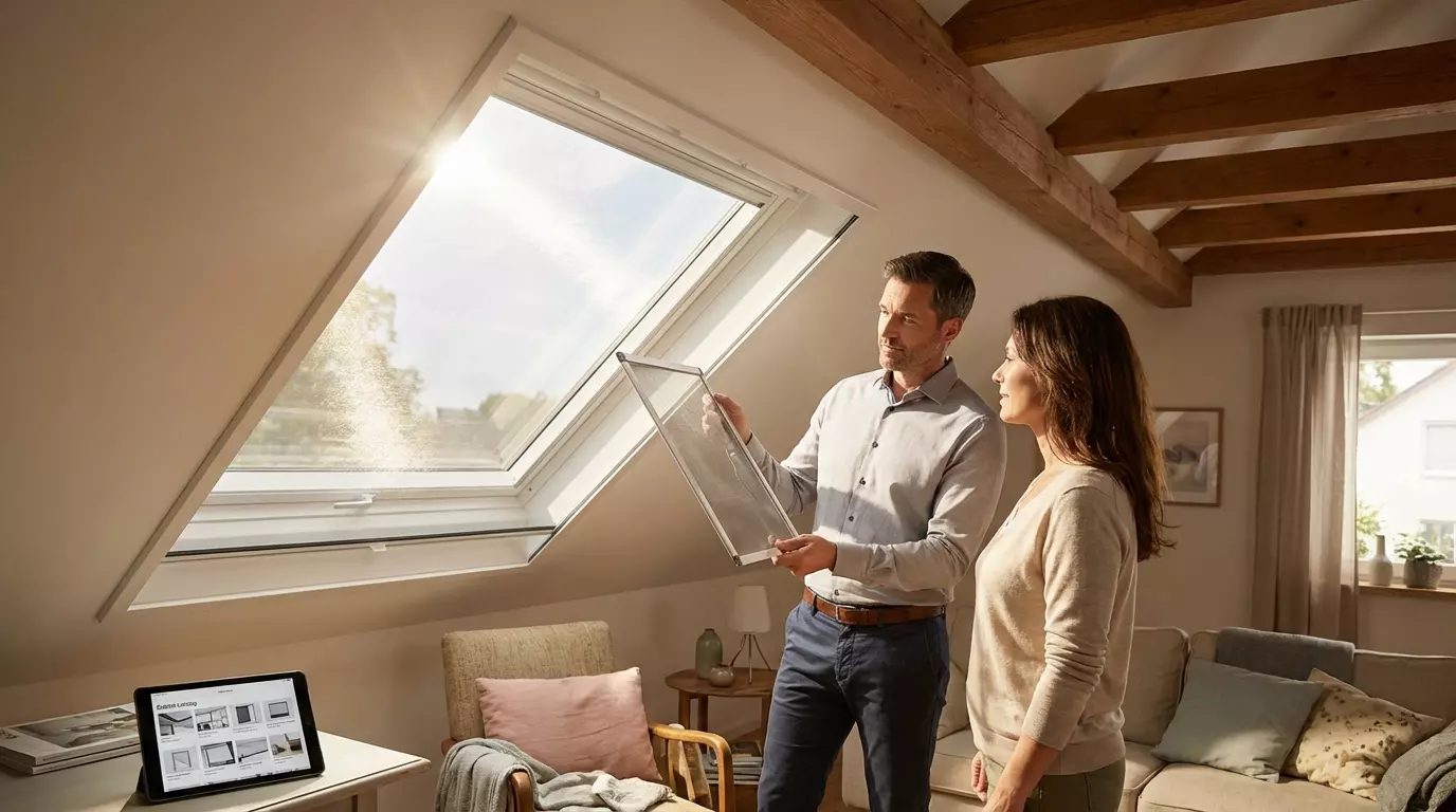 Raamdecoratie Hoe kies je de juiste hor voor een dakraam met veel zon, warmte en frisse lucht?