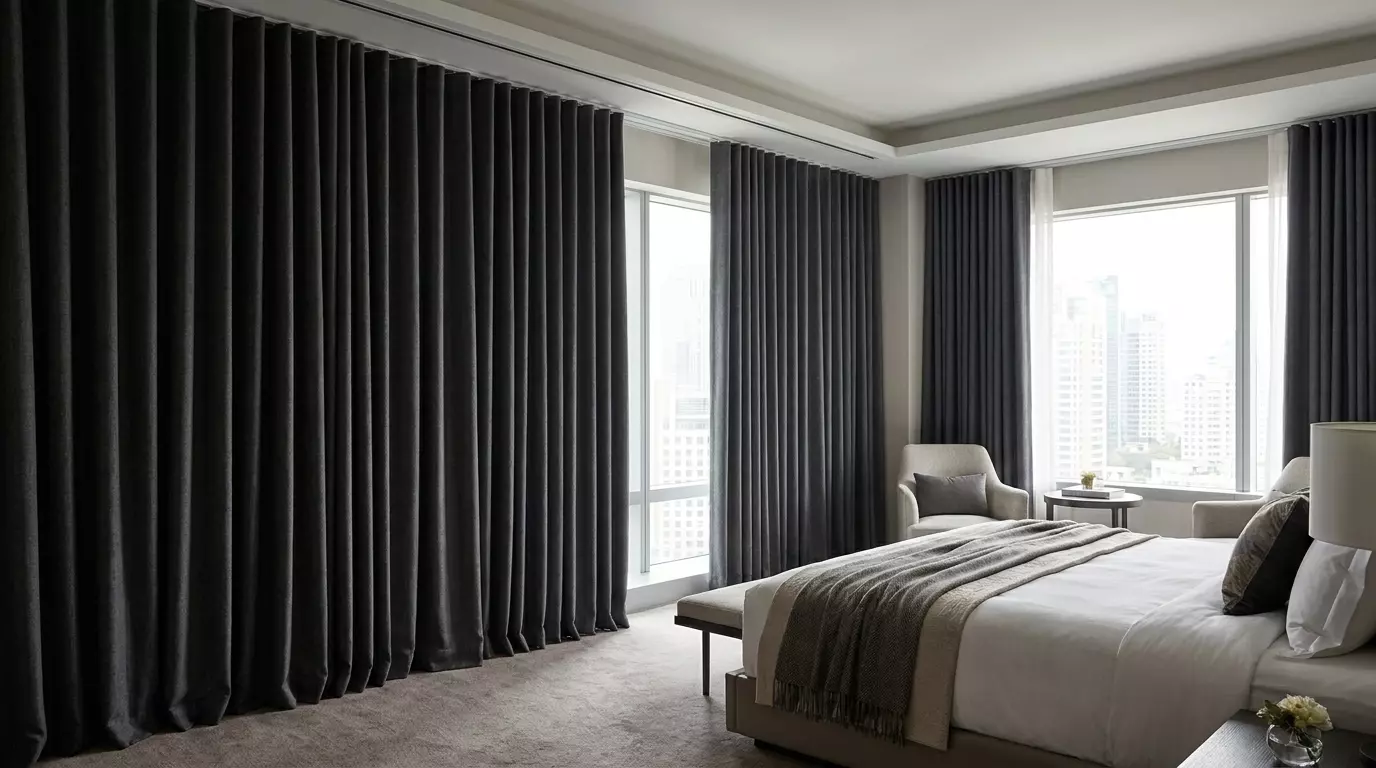 Raamdecoratie Hotel gordijnen