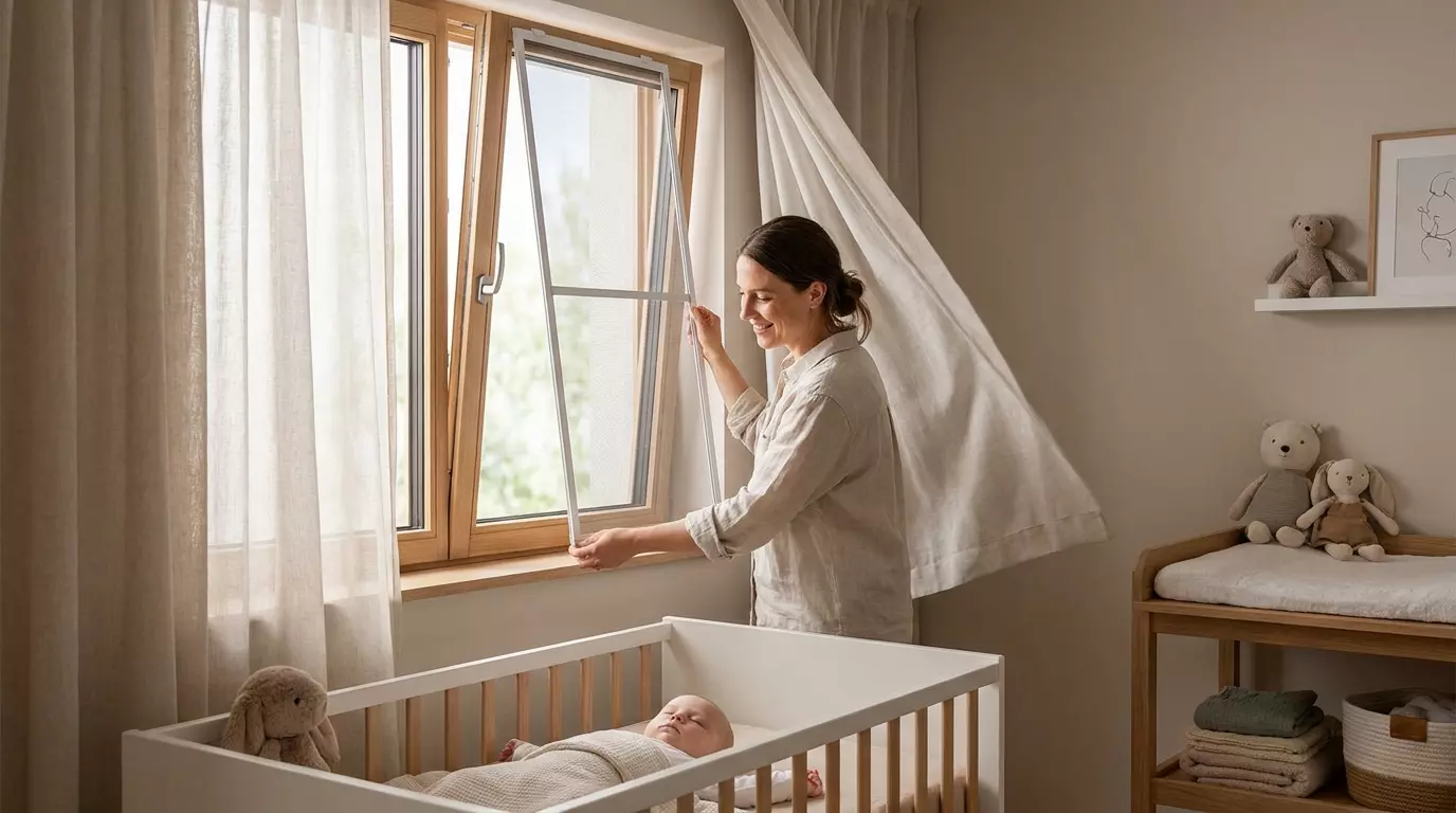 Blog Raamdecoratie Hoe kies je horren voor slaapkamers van babies en jonge kinderen?