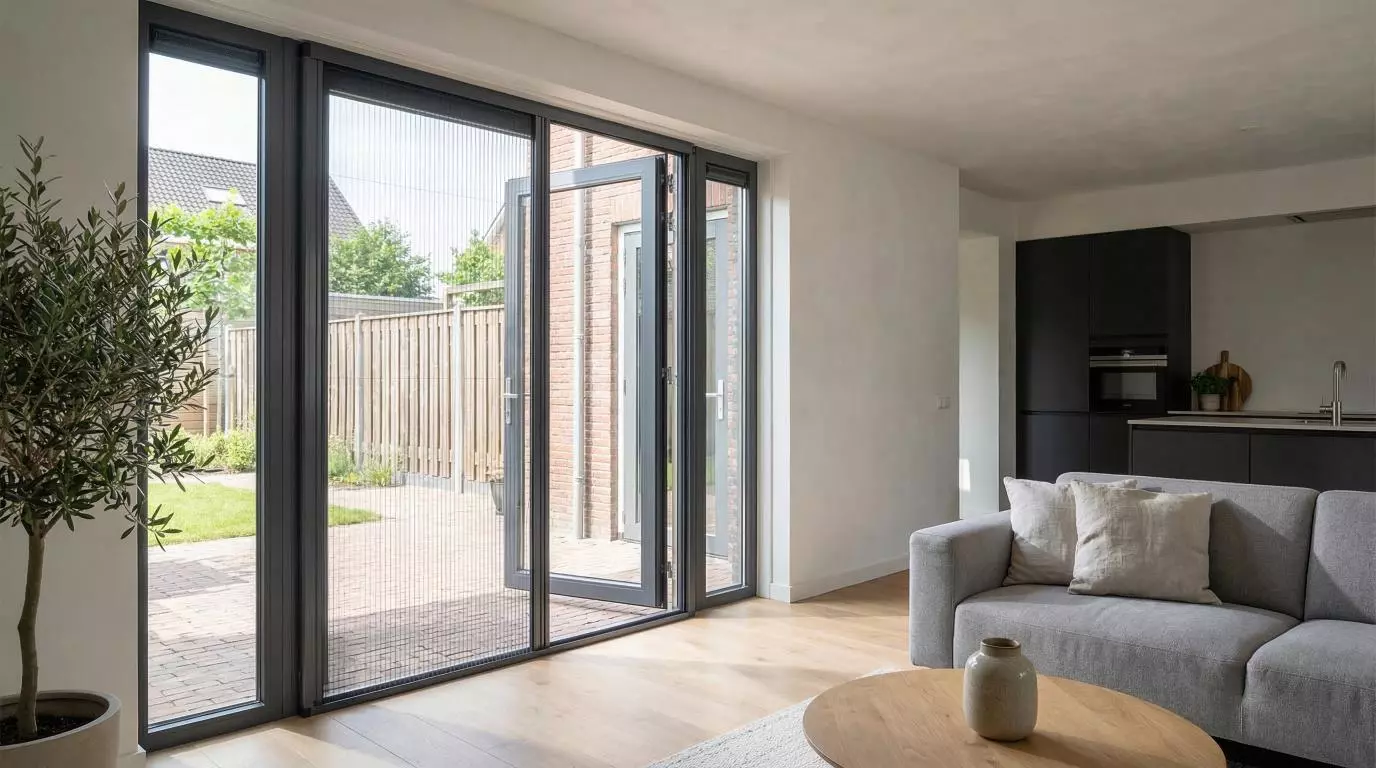 Horrens houden muggen en vliegen buiten, terwijl je frisse lucht binnenlaat. Kronos Wonen levert oplossingen op maat zoals inzethorren, raamhorren en plissé hordeuren voor ramen en deuren.