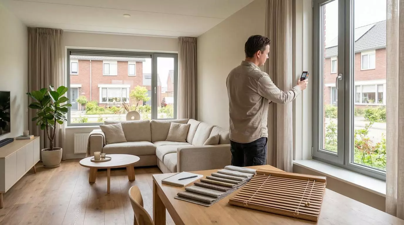 Met de service van Kronos Wonen kies je sneller en zekerder. We helpen met advies aan huis, nauwkeurig inmeten, professionele montage en een heldere offerte, zodat jouw raamdecoratie perfect past en direct goed werkt.