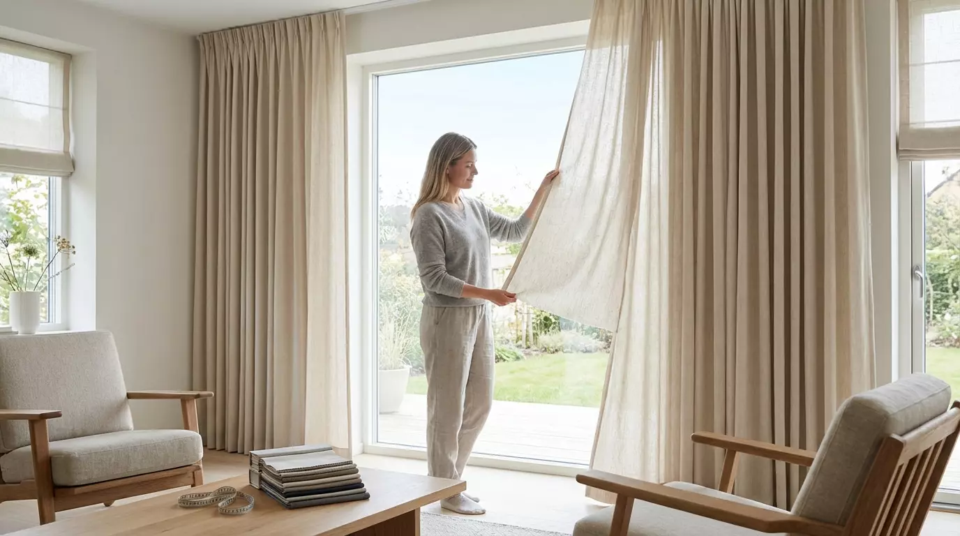 Raamdecoratie 8 tips om verduisterende gordijnen te kiezen zonder een zwaar effect.