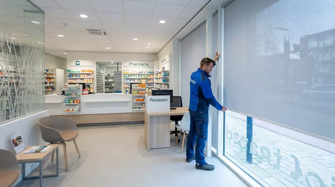 Raamdecoratie Apotheek raamdecoratie