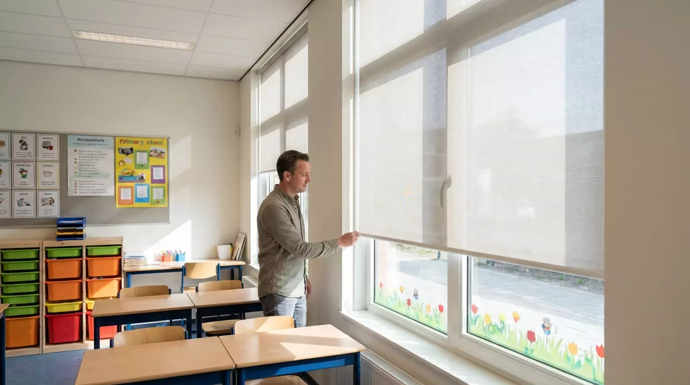 Raamdecoratie Basisschool raamdecoratie