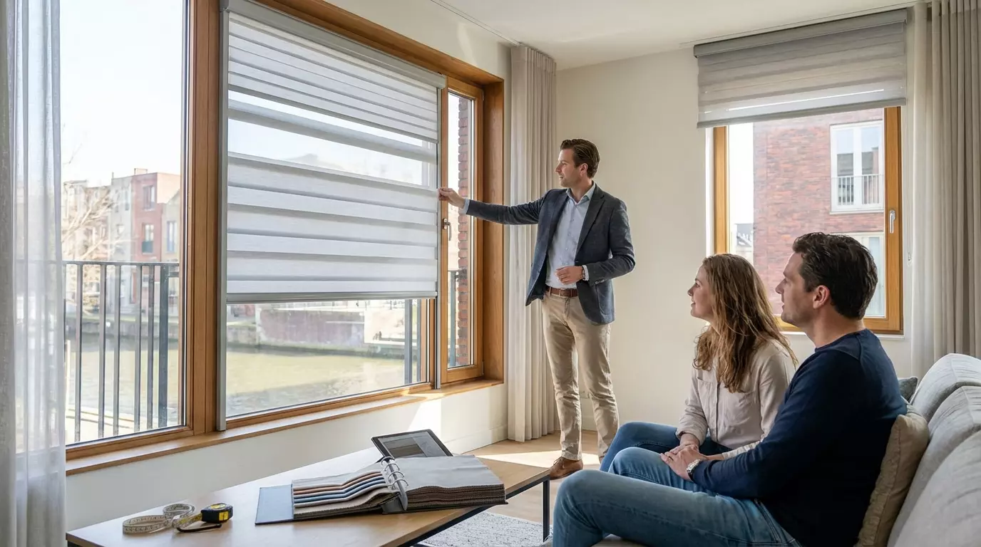 Raamdecoratie Day night klikframe