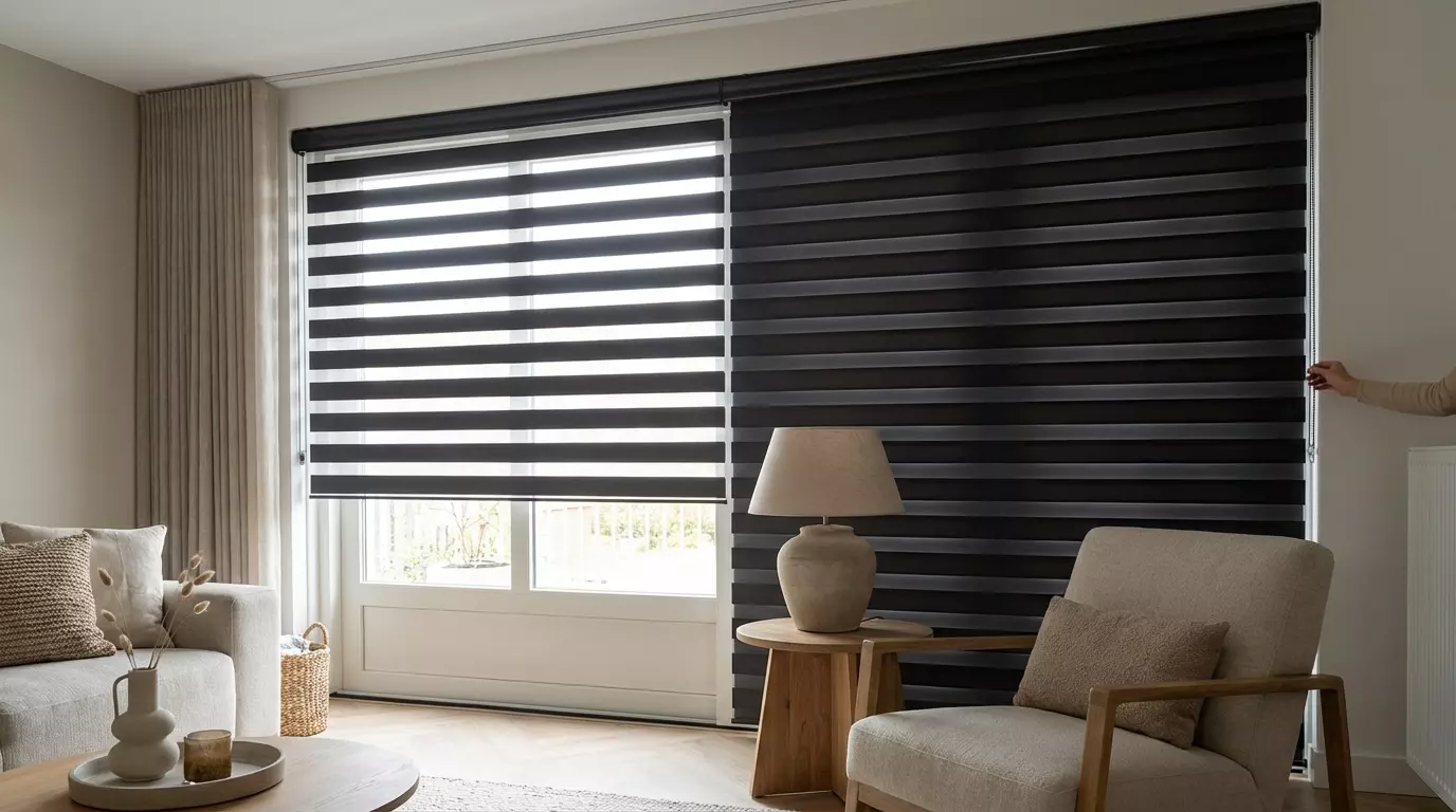 Raamdecoratie Day night verduistering