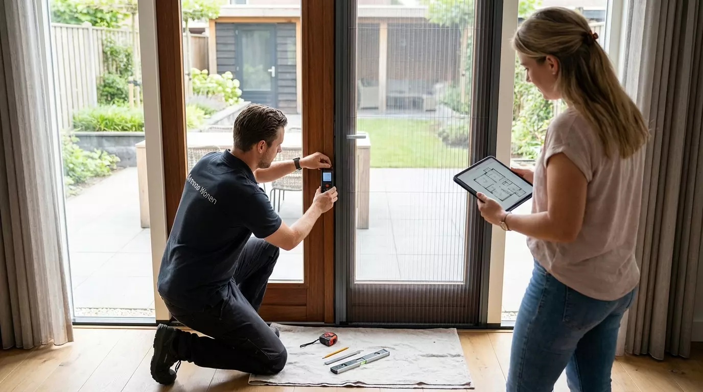 Raamdecoratie Deurhor inmeten