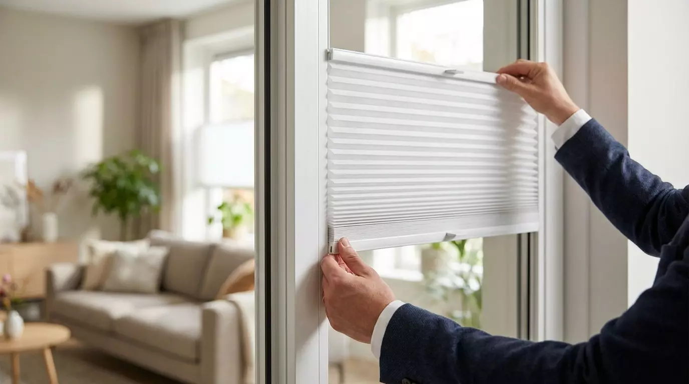 Raamdecoratie Duette in frame klikframe