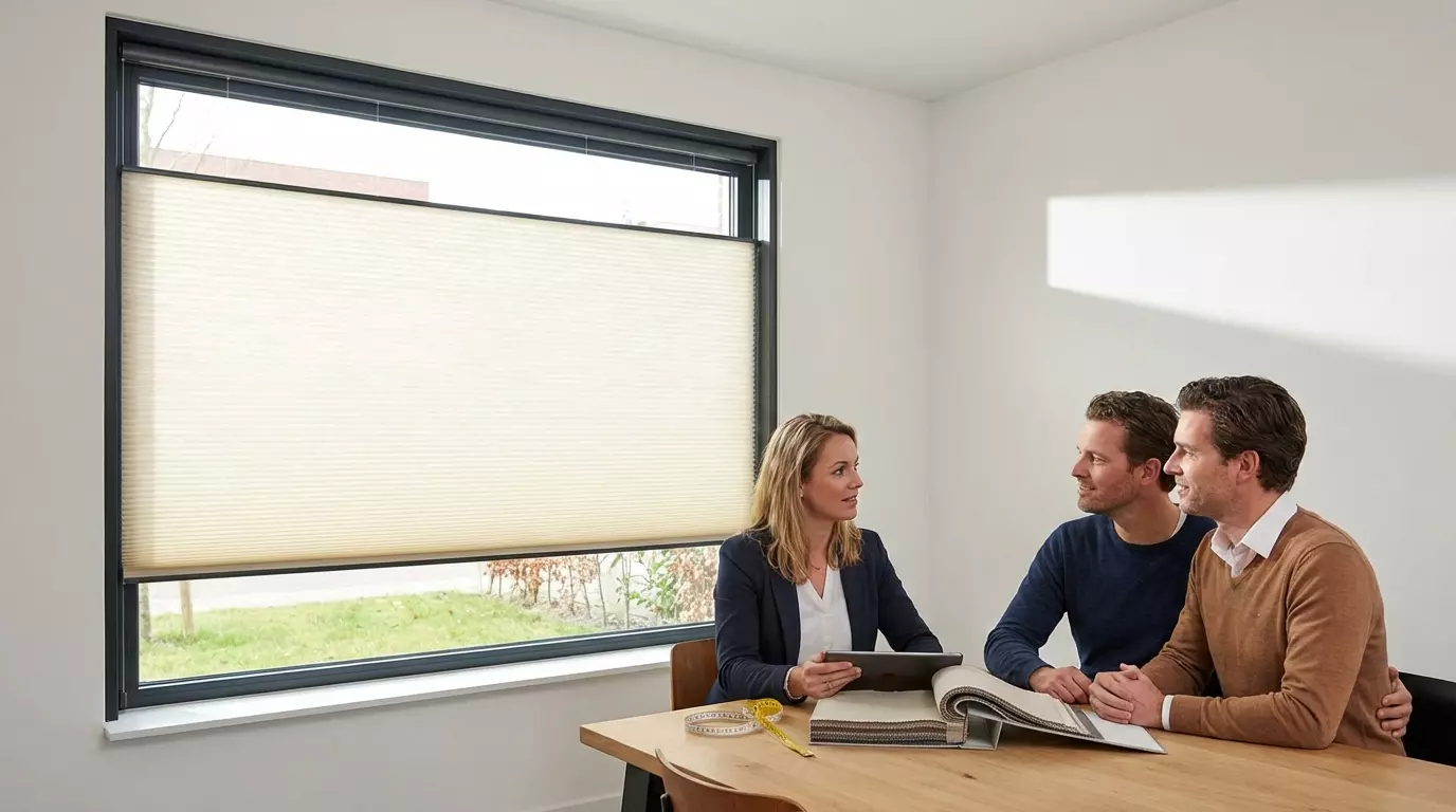 Raamdecoratie Duette in frame offerte