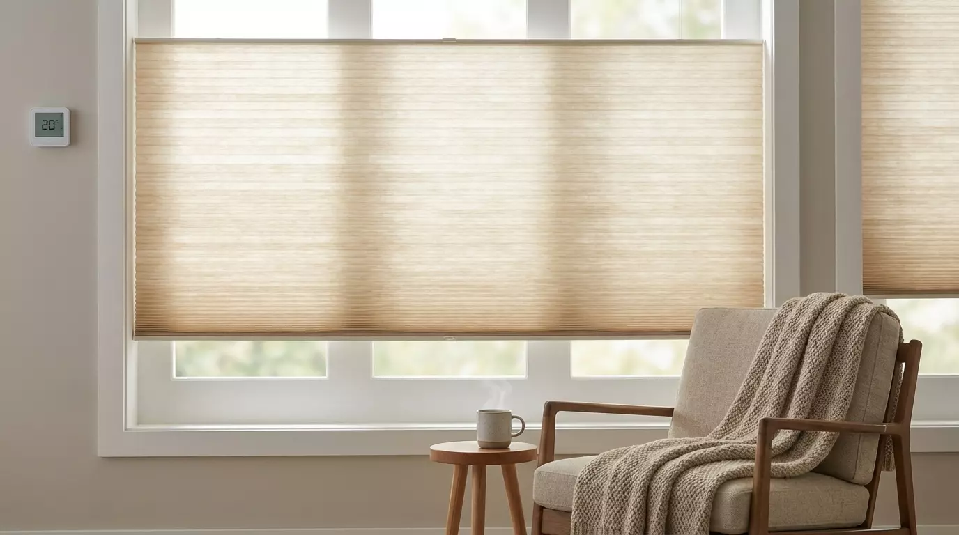 Raamdecoratie Duette shades isolerend