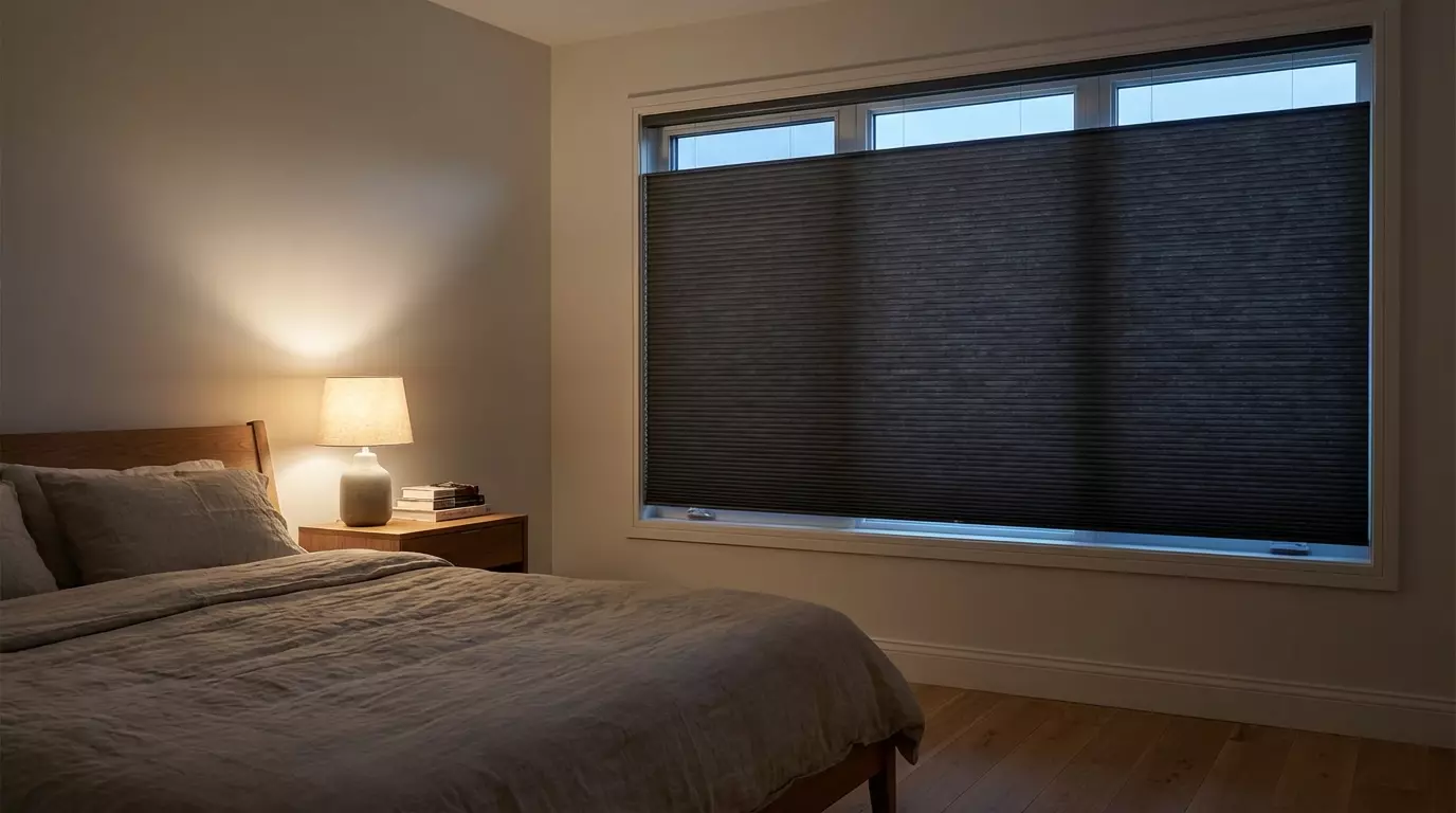 Raamdecoratie Duette shades verduisterend