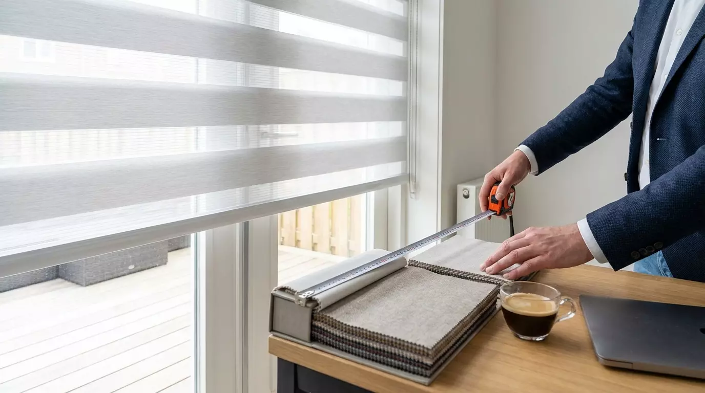 Raamdecoratie Duo rolgordijnen op maat