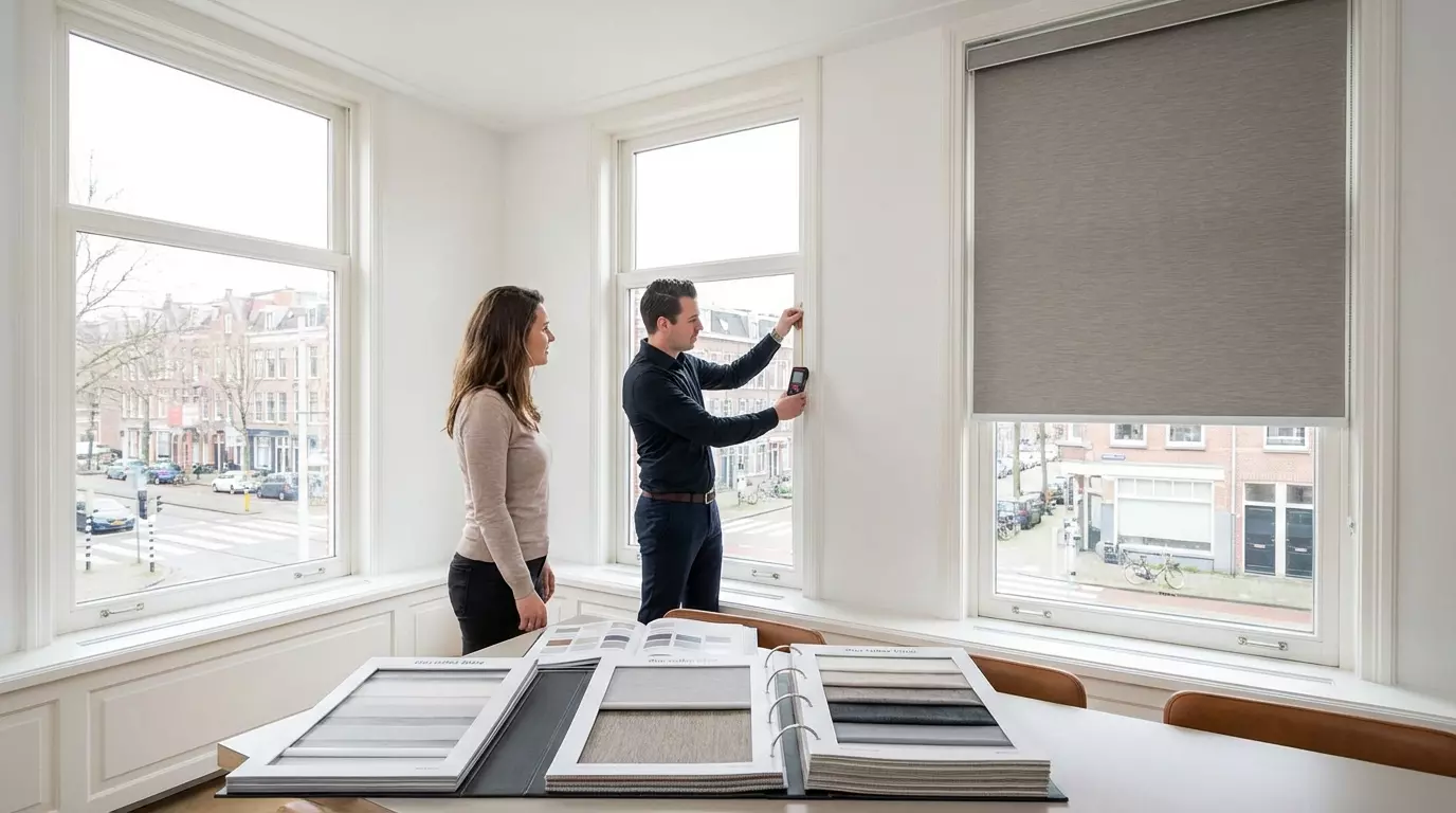Raamdecoratie Duo rolgordijnen op maat offerte