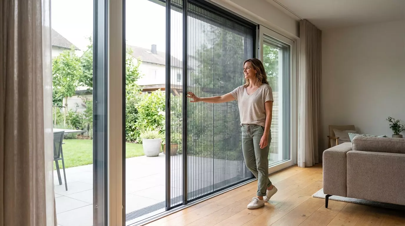 Raamdecoratie Hoe kies je een plisse hordeur voor een schuifpui zonder in te leveren op comfort?