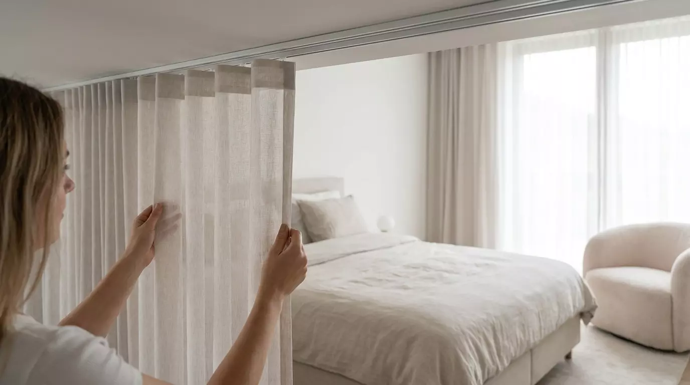 Raamdecoratie Hoe kies je een stille gordijnrail voor slaapkamer, babykamer of hotelkamer?