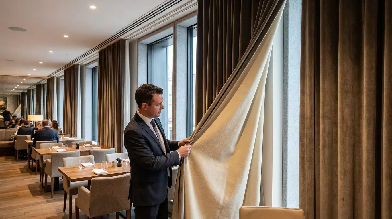 Raamdecoratie Hoe voorkom je galm in een horecazaak met de juiste gordijnen en voering?