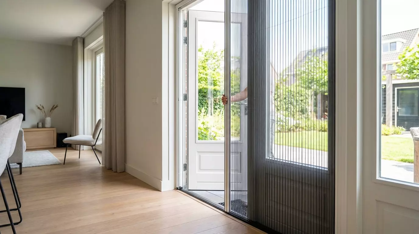 Raamdecoratie Horren openslaande deur