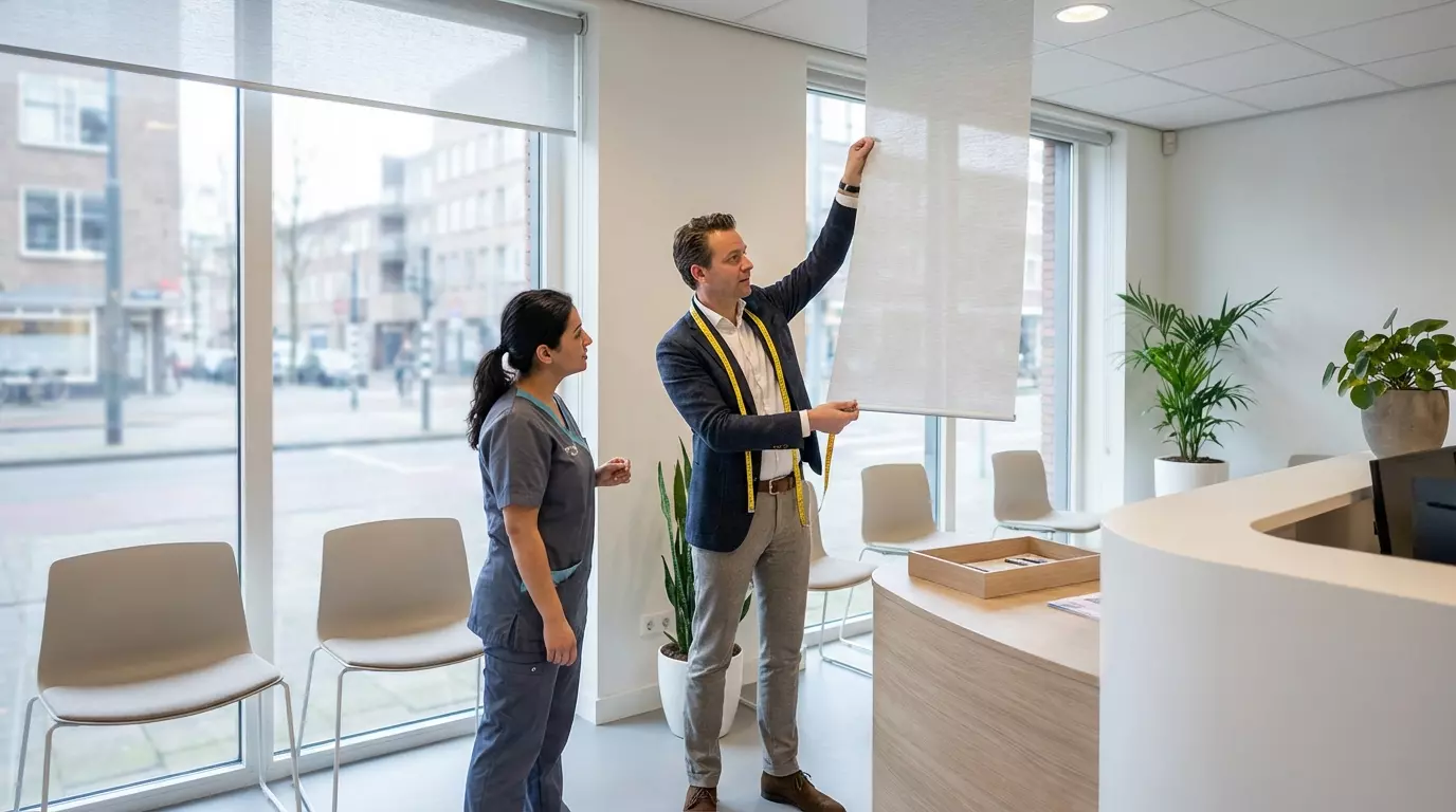 Raamdecoratie Huisartsenpraktijk raamdecoratie