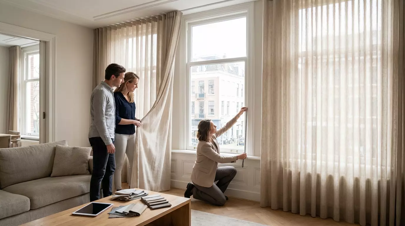 Raamdecoratie Inbetween gordijnen op maat