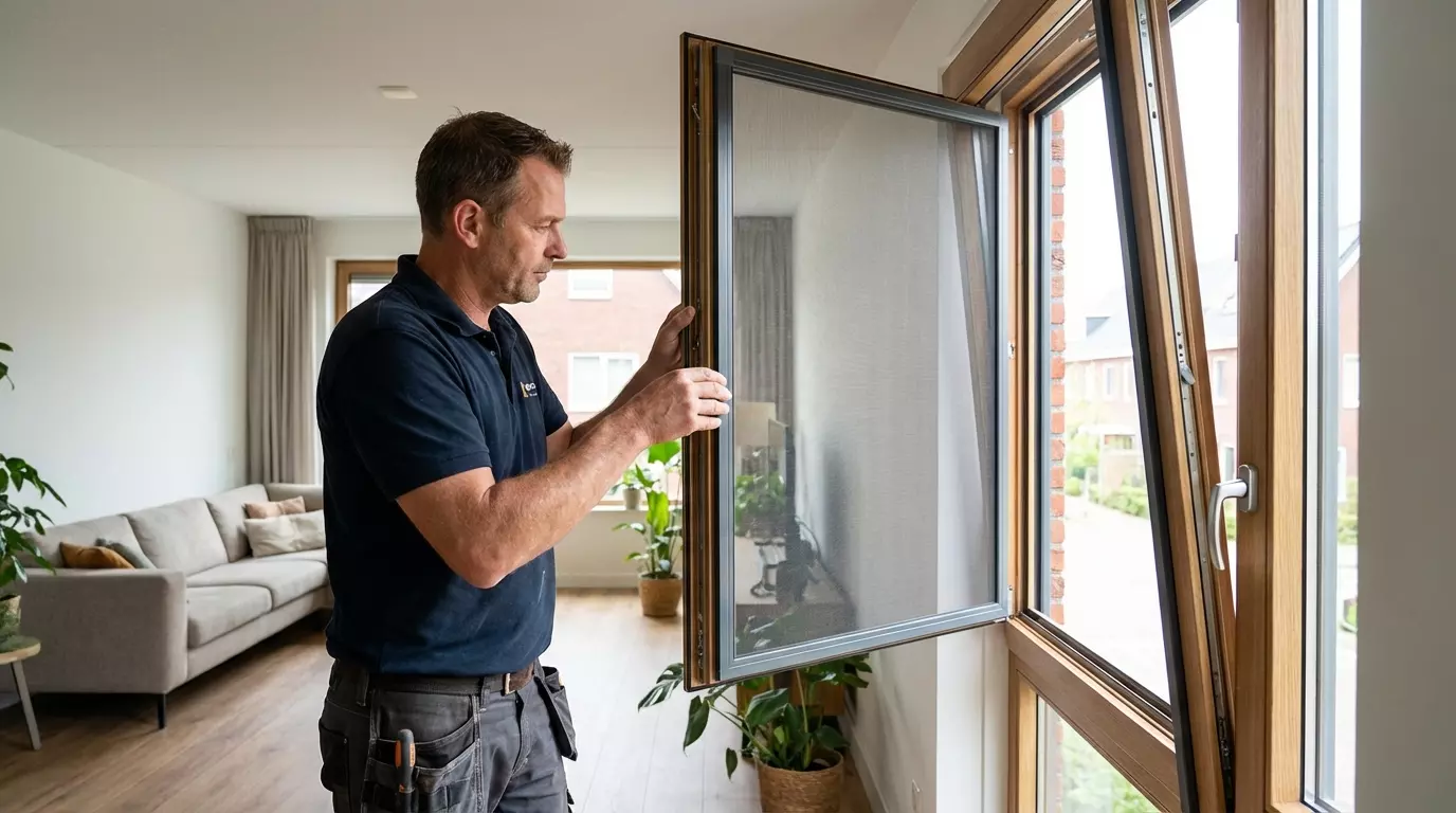 Raamdecoratie Inzethor montage