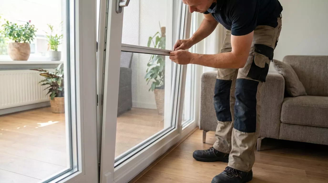 Raamdecoratie Inzethor op maat