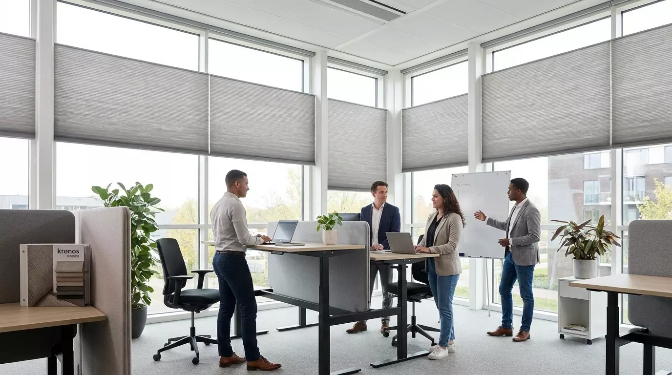 Raamdecoratie Kantoor raamdecoratie