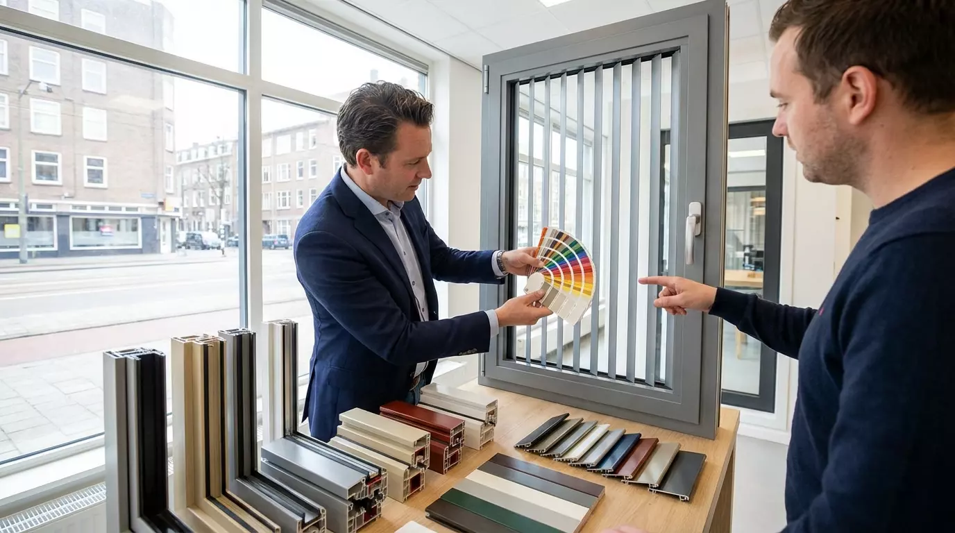 Raamdecoratie Lamella frame kleuren