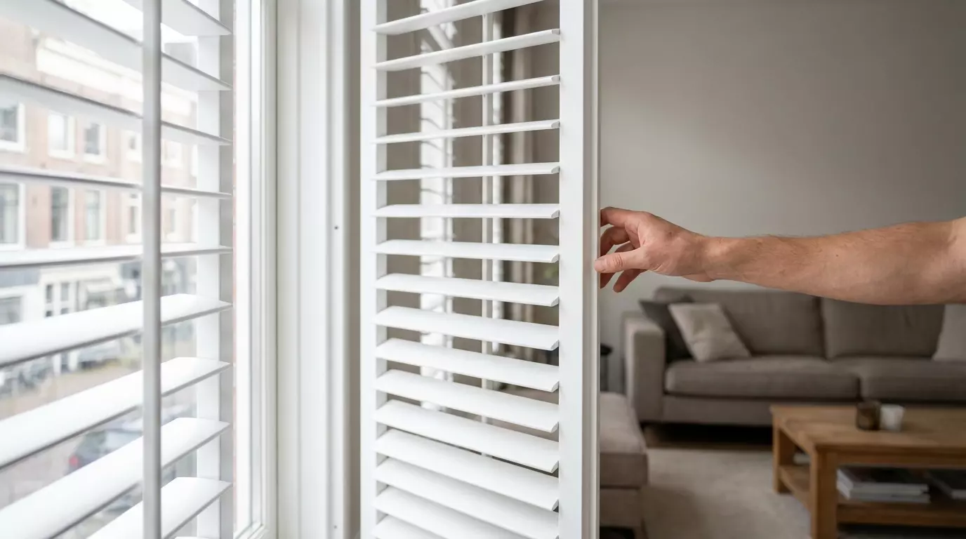 Raamdecoratie Lamella shutter