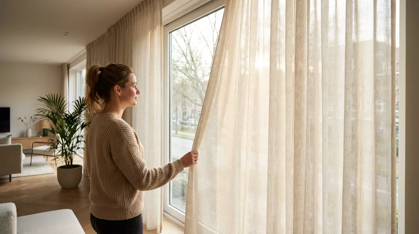 Raamdecoratie Lichtdoorlatende overgordijnen