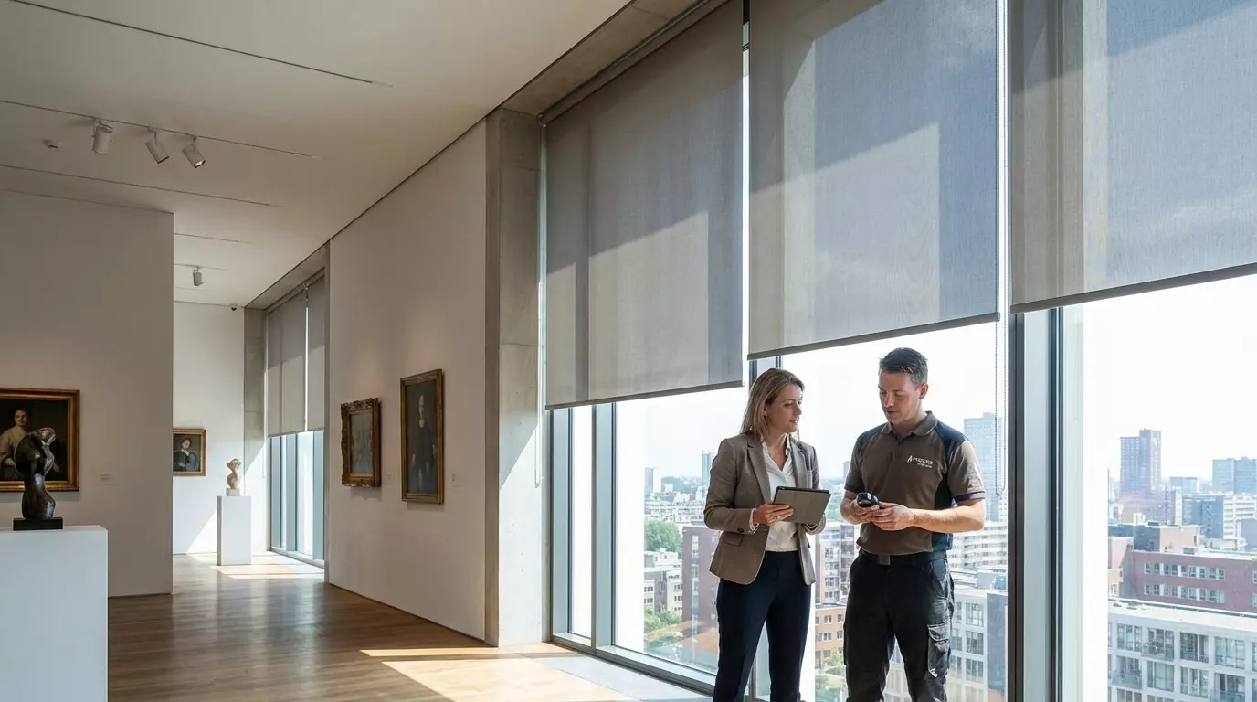 Raamdecoratie Museum raamdecoratie