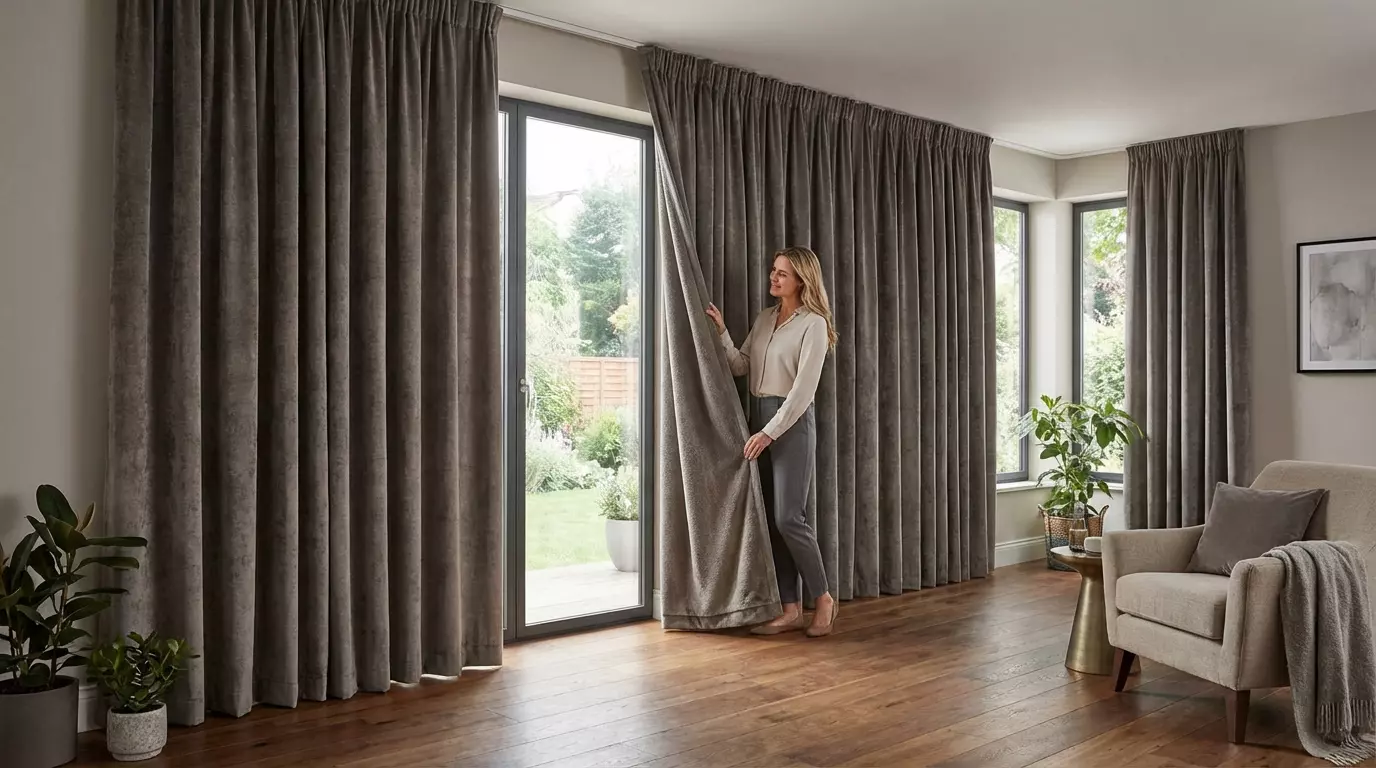 Raamdecoratie Overgordijnen warmte isolerend op maat