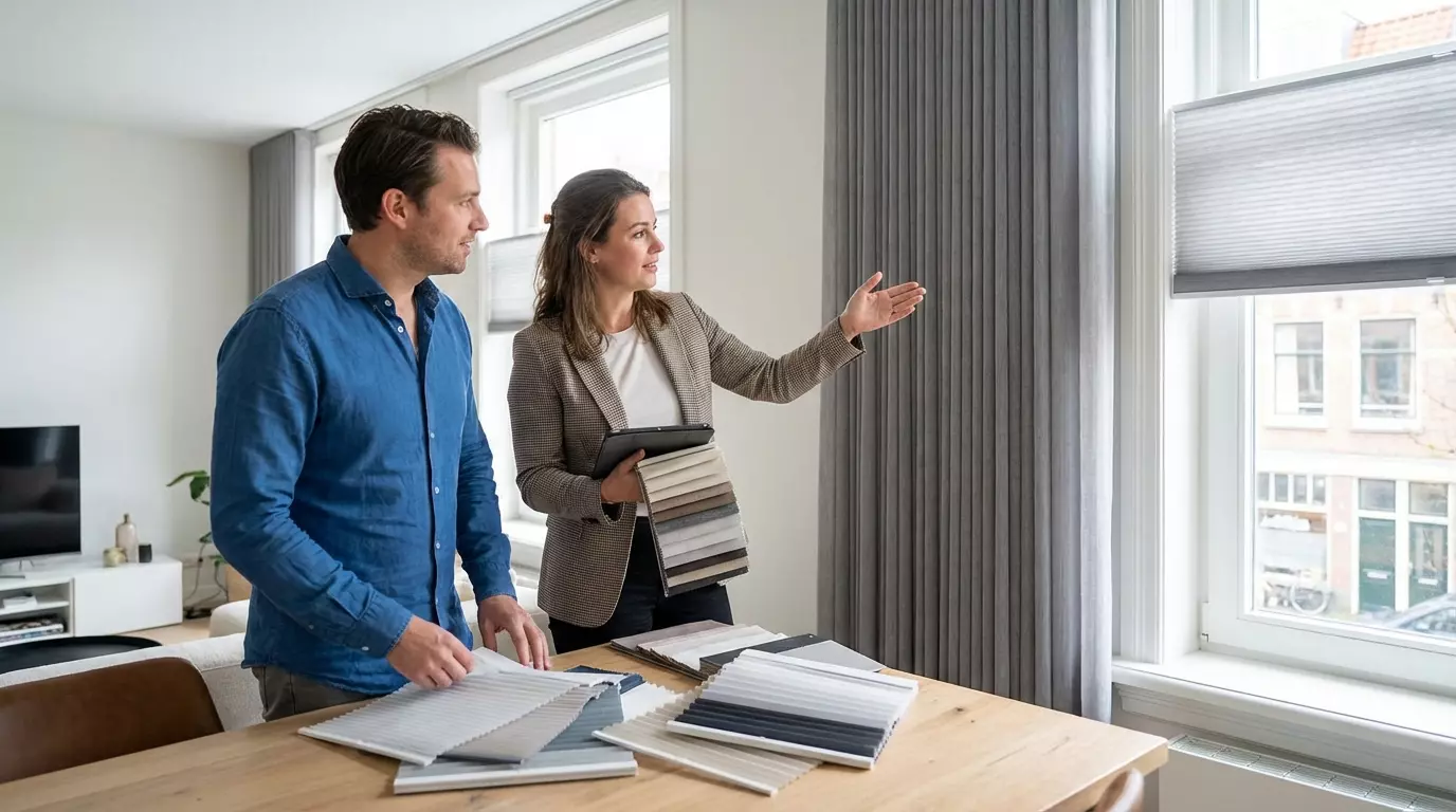 Raamdecoratie Plisse gordijn advies