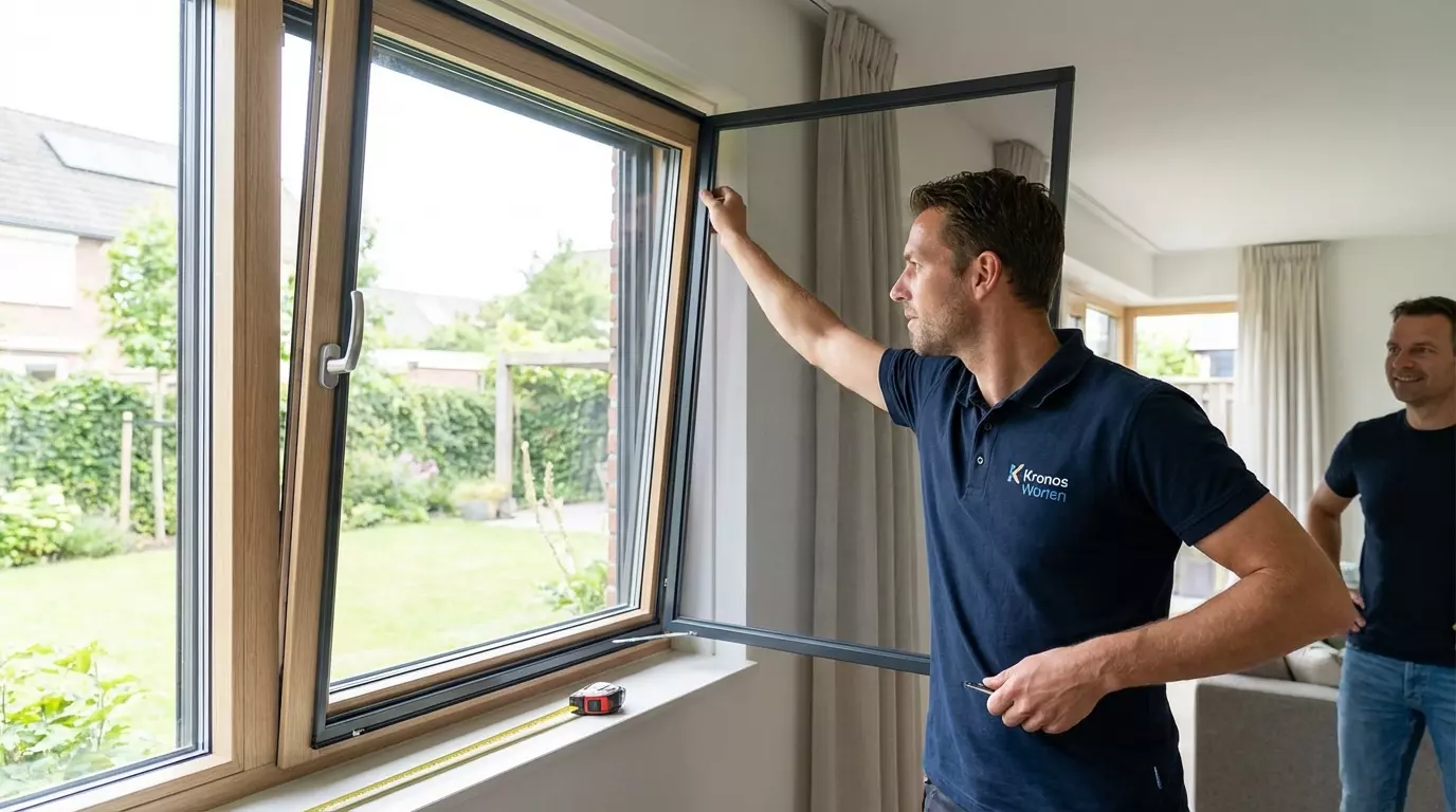 Raamdecoratie Raamhor op maat