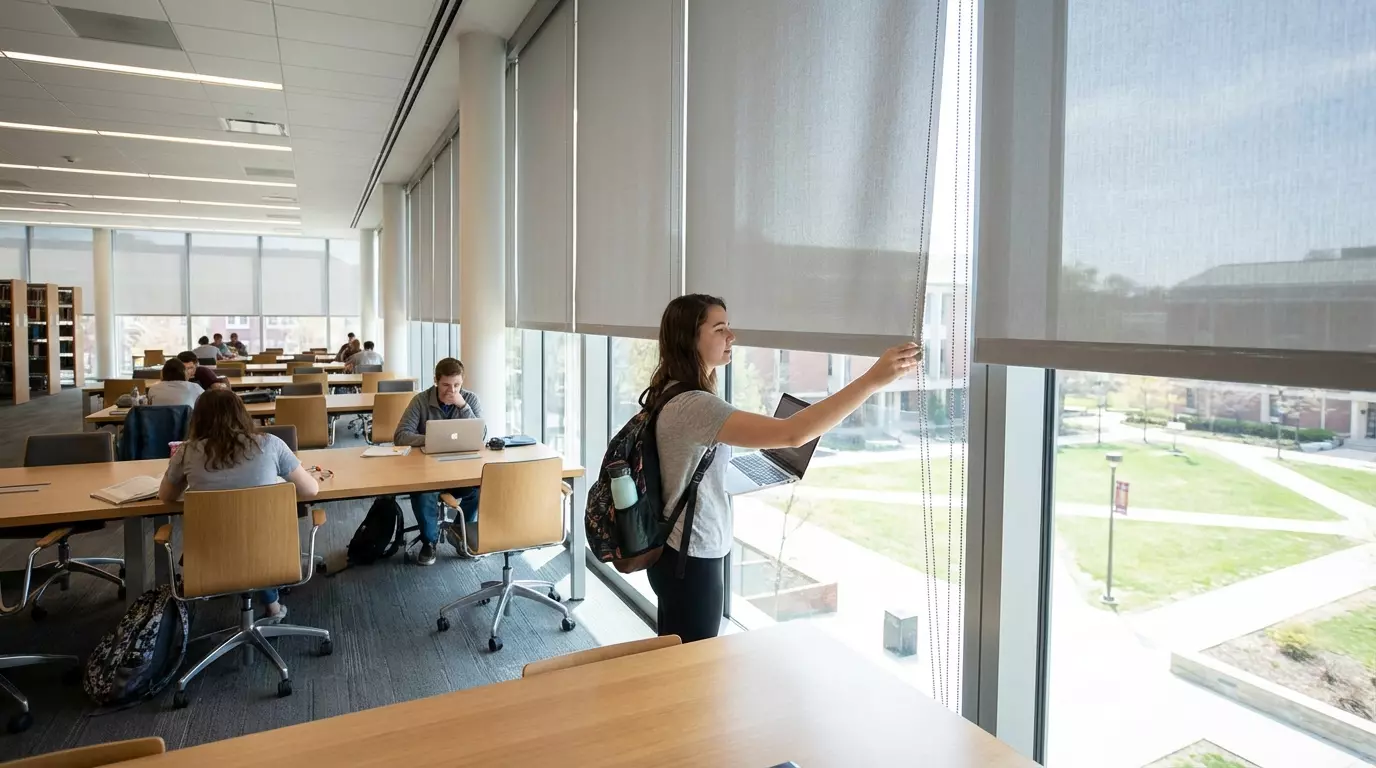 Raamdecoratie Universiteit raamdecoratie