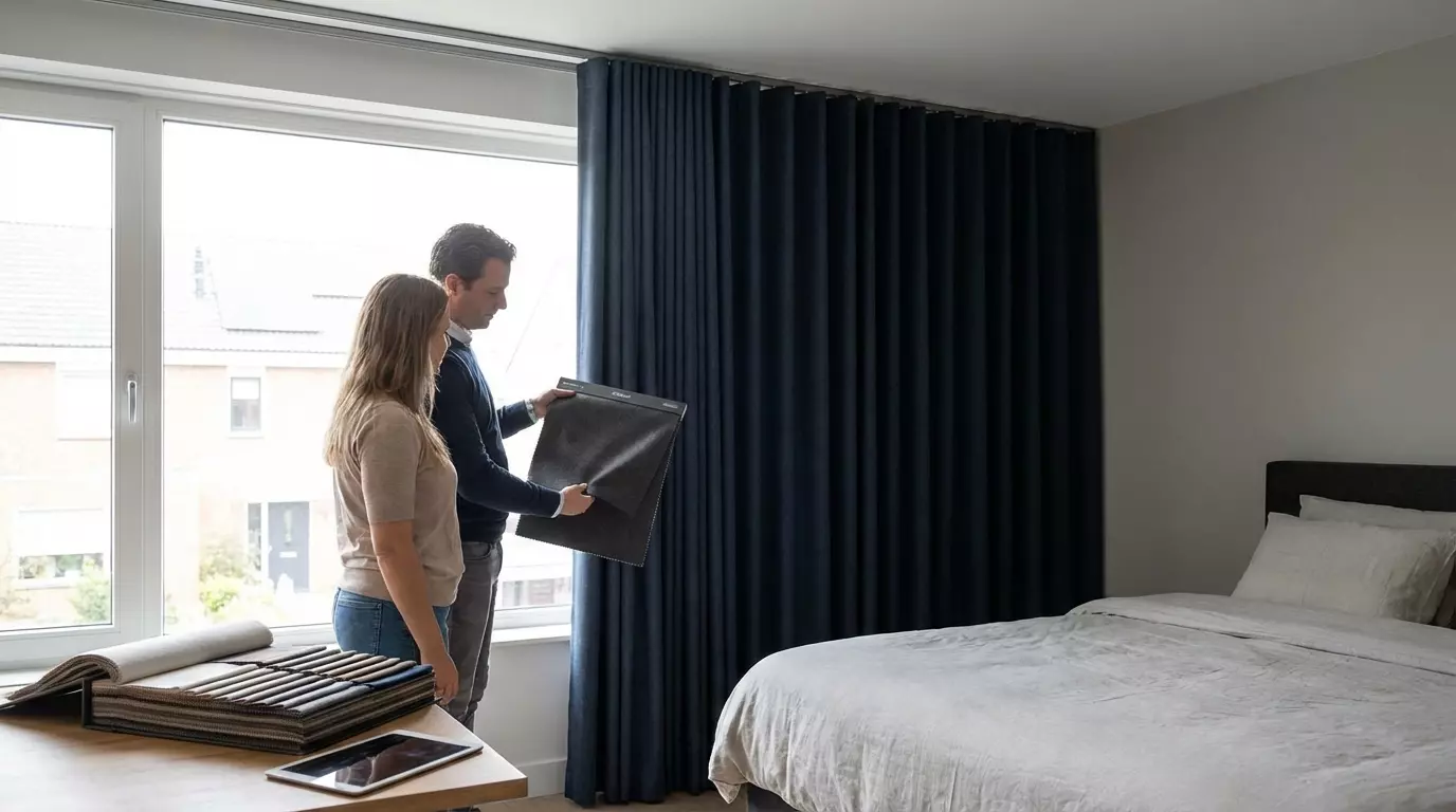 Raamdecoratie Verduisterende overgordijnen 80 procent prijs