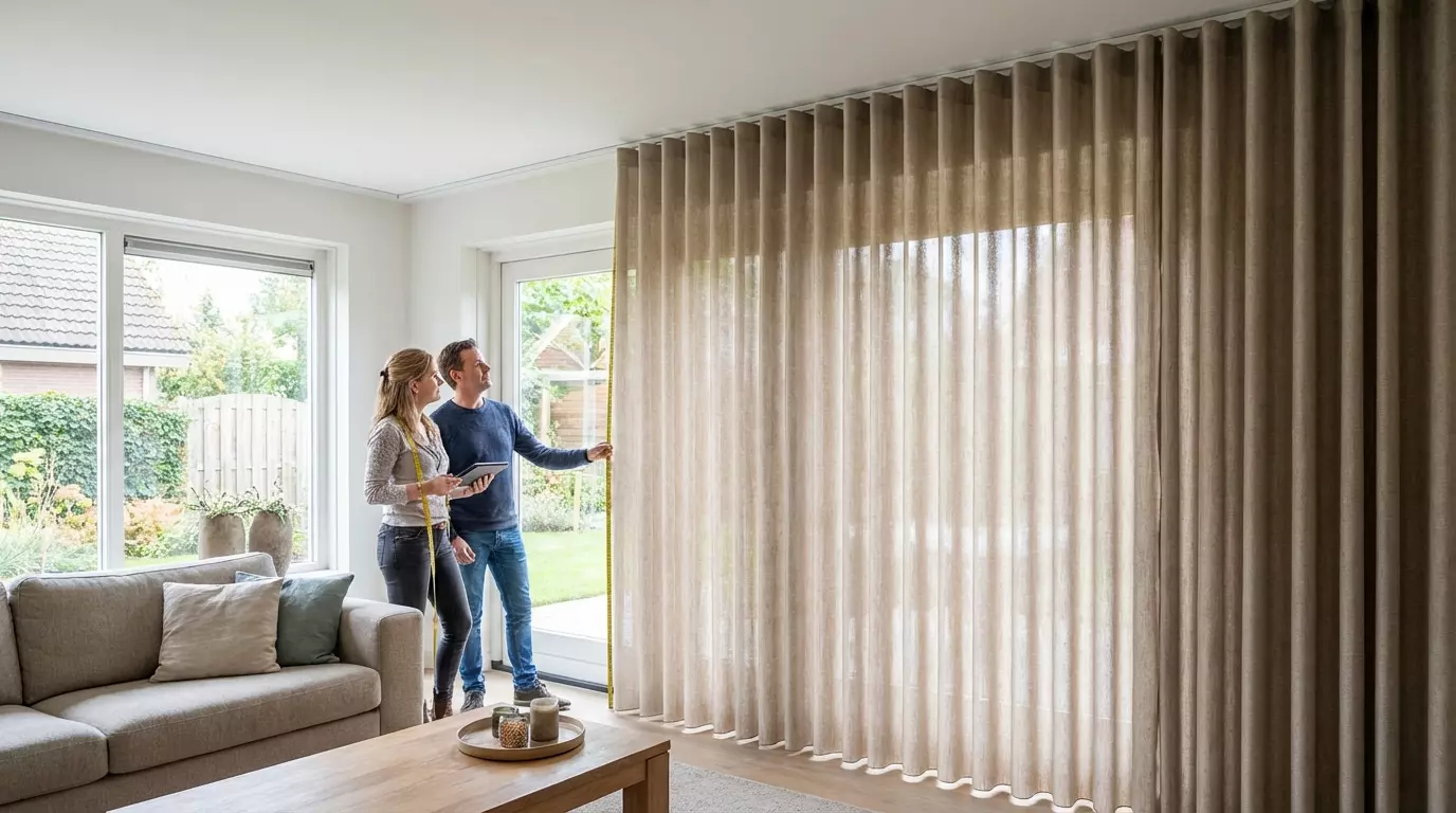 Raamdecoratie Wave gordijnen op maat