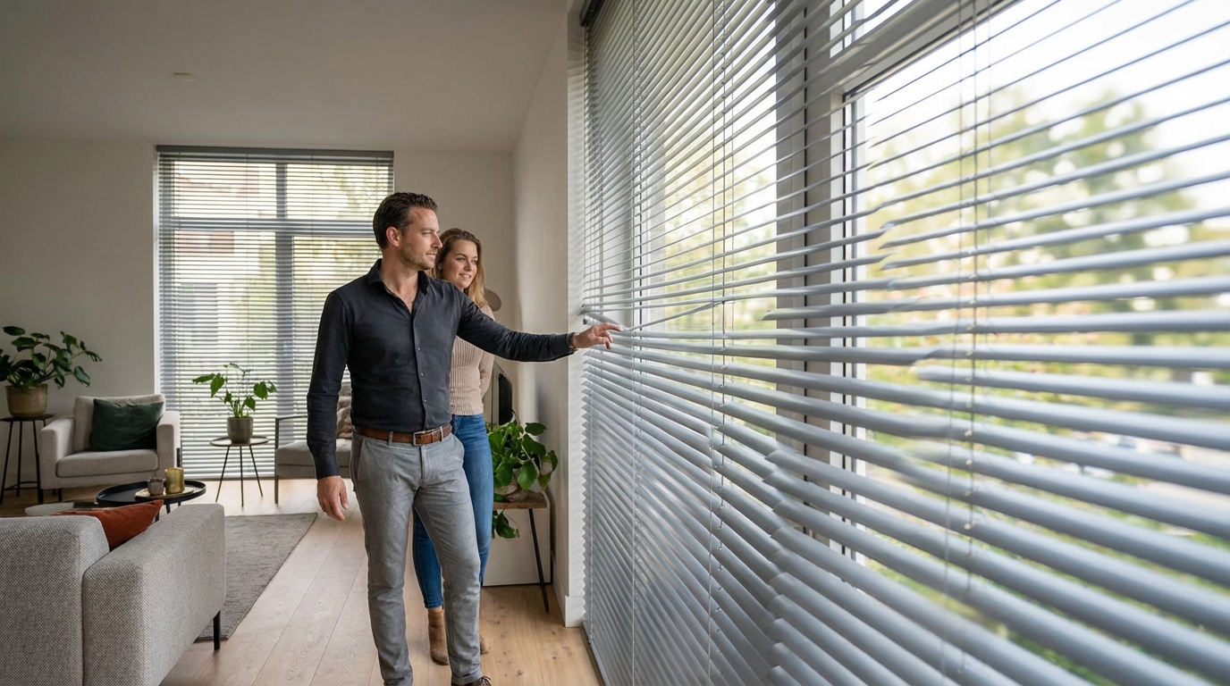 Raamdecoratie Aluminium jaloezieën