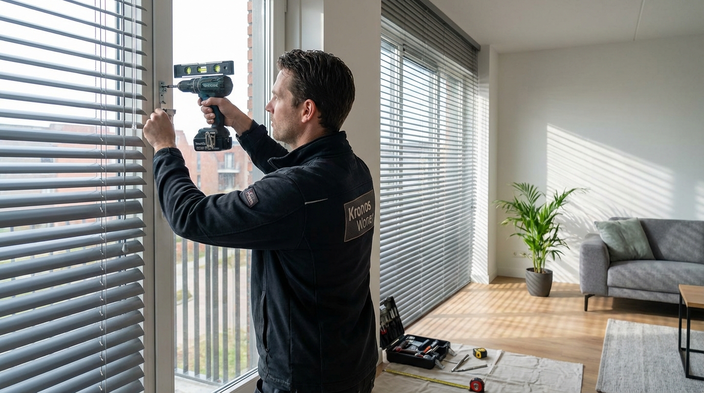 Raamdecoratie Aluminium jaloezieën montage service