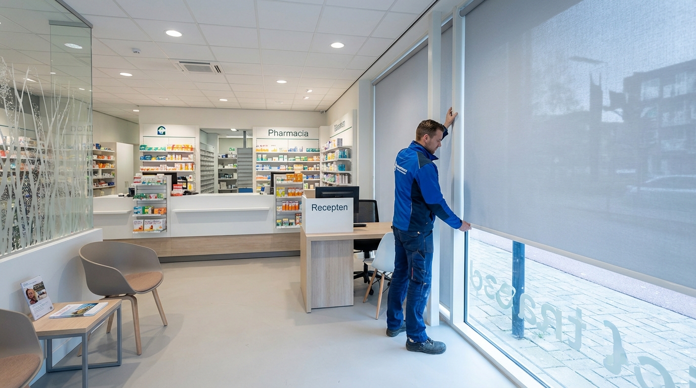 Raamdecoratie Apotheek raamdecoratie