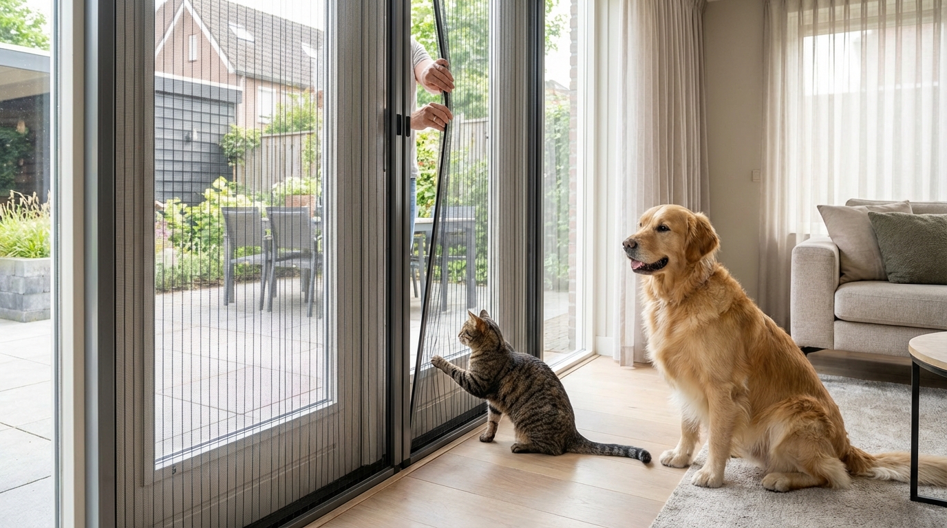 Raamdecoratie Deurhor petscreen