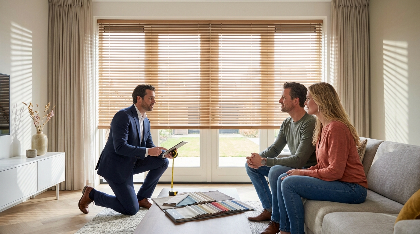 Raamdecoratie Elektrische jaloezieën offerte aanvragen