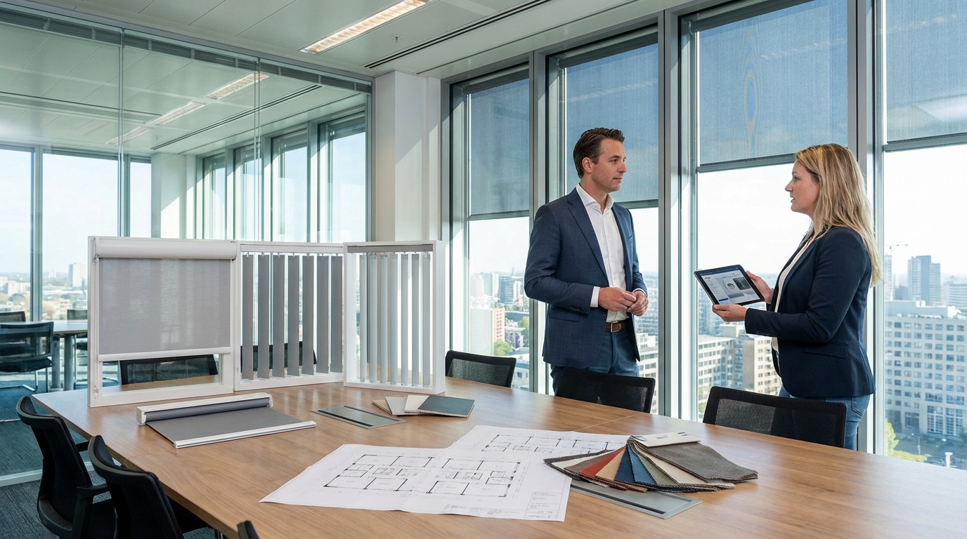 Raamdecoratie Facility management zonwering