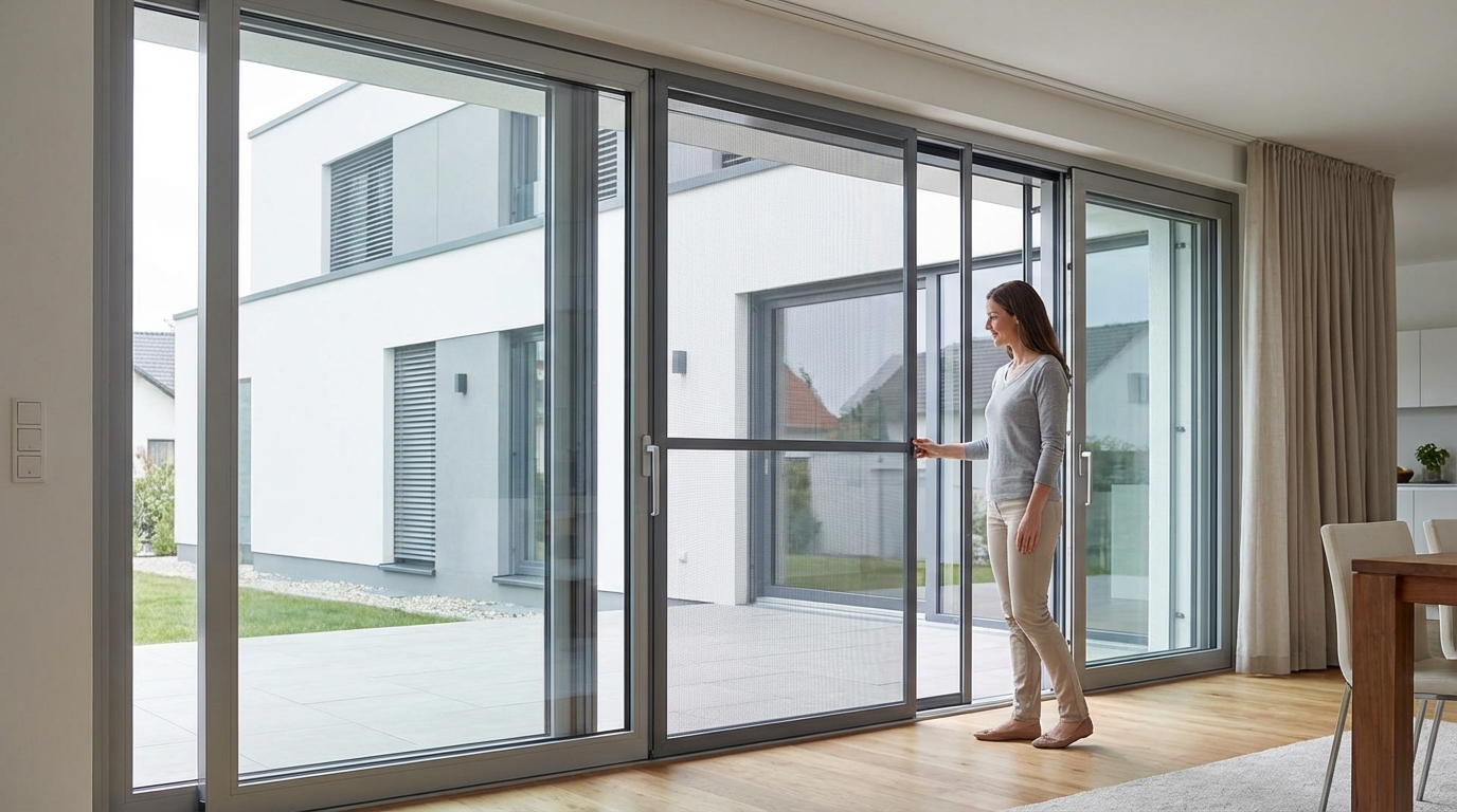 Raamdecoratie Hoe kies je een hordeur die past bij een strakke gevel en moderne woningstijl?