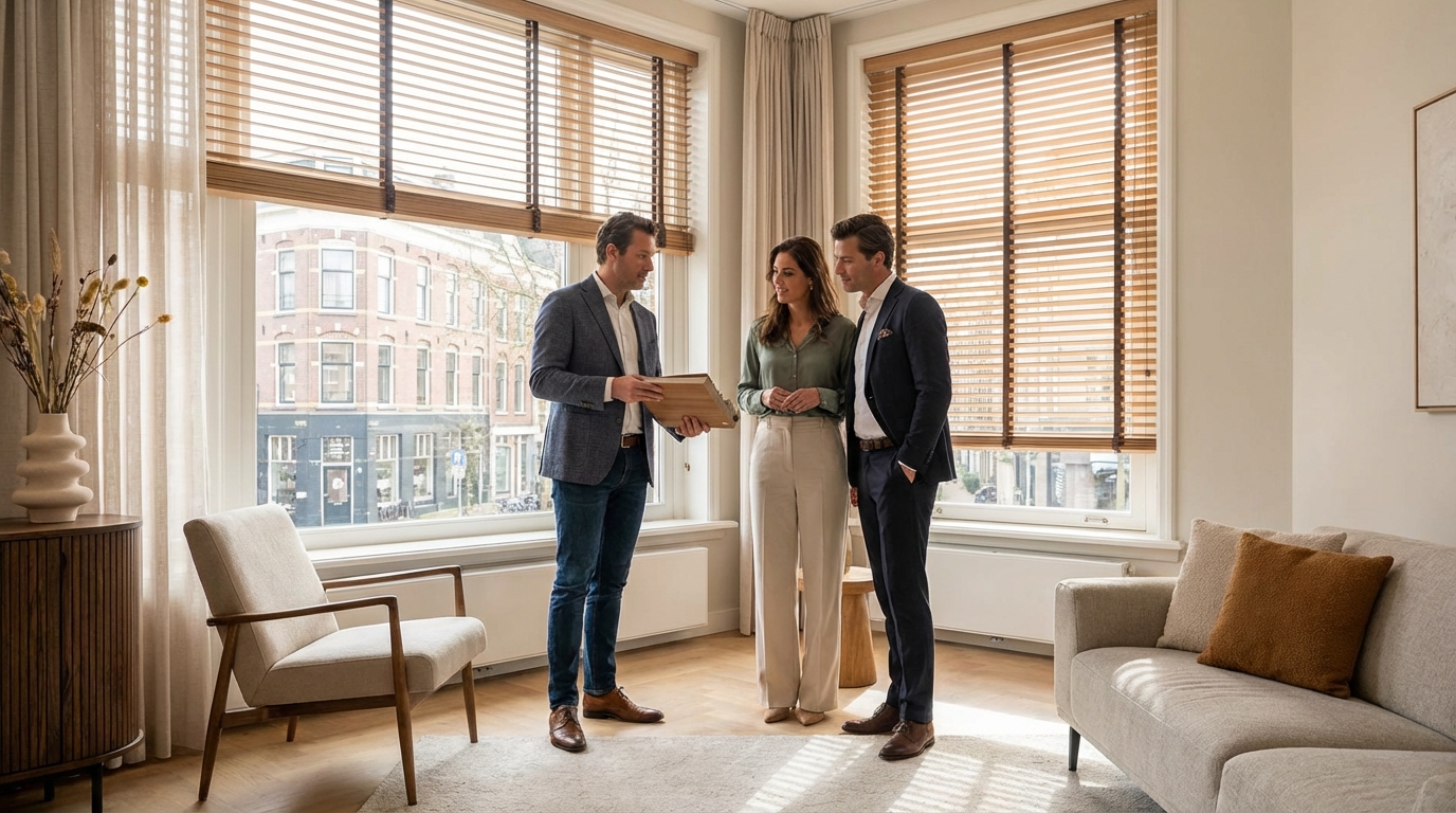 Raamdecoratie Houten jaloezieën kopen