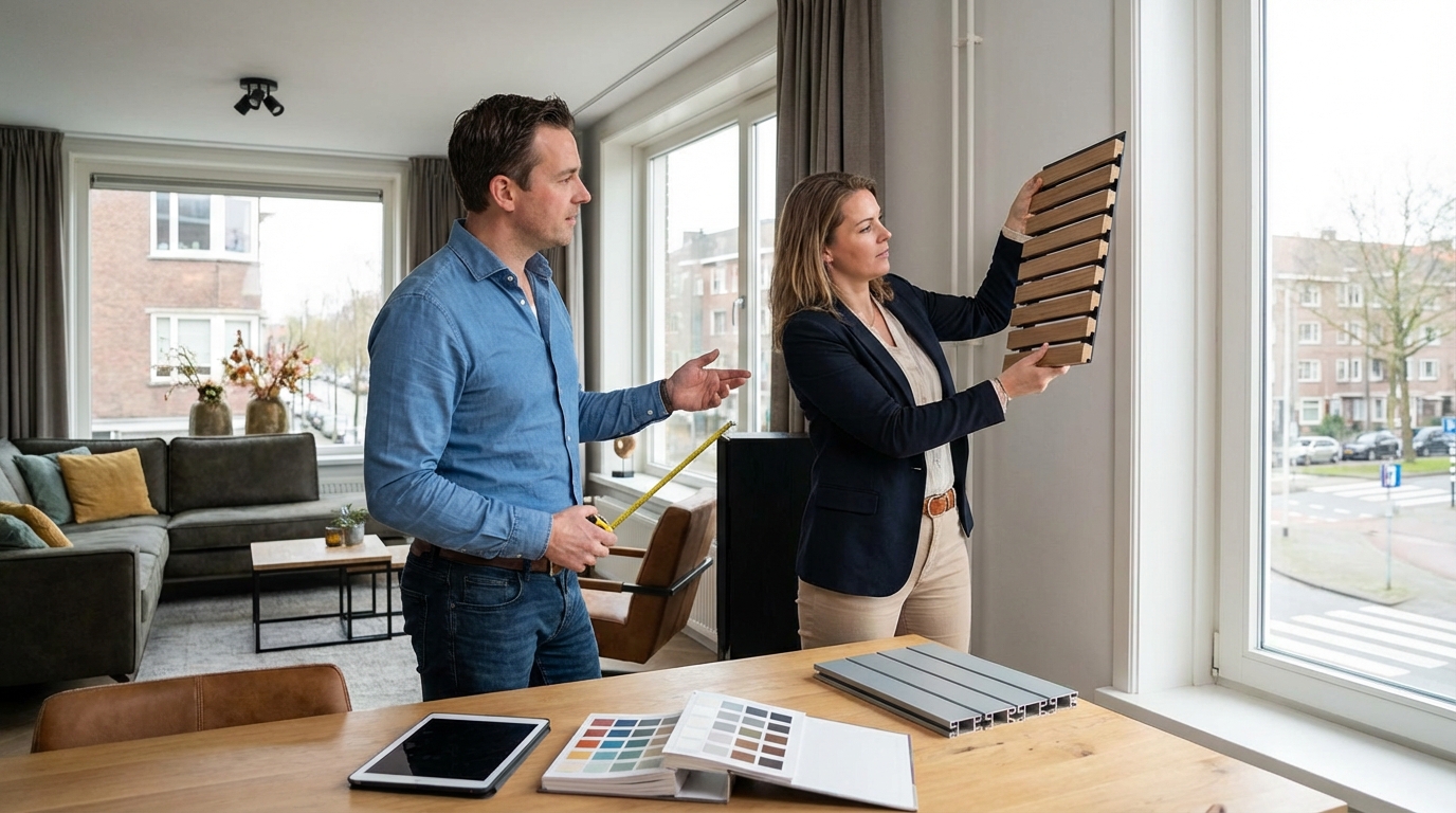 Raamdecoratie Jaloezieën op maat advies aan huis