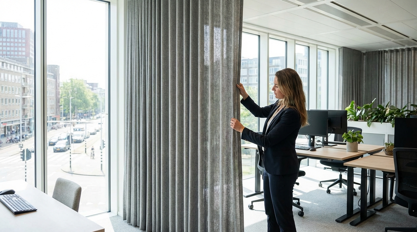 Raamdecoratie Kantoorgordijnen