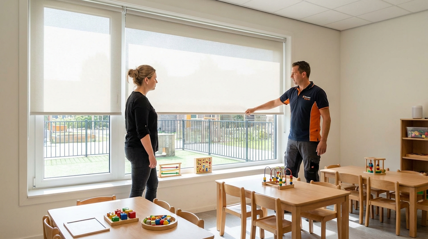 Raamdecoratie Kinderdagverblijf raamdecoratie