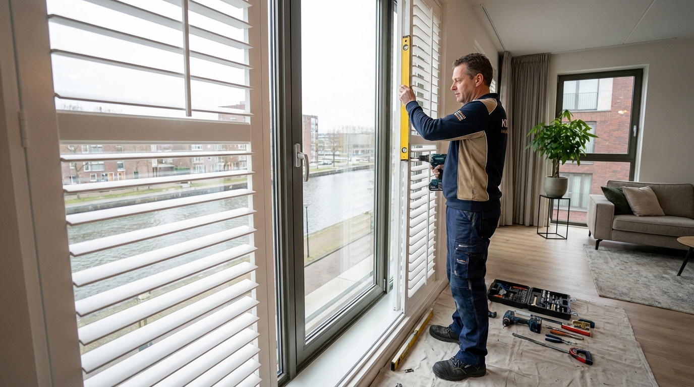 Raamdecoratie Klikshutter kozijnmontage