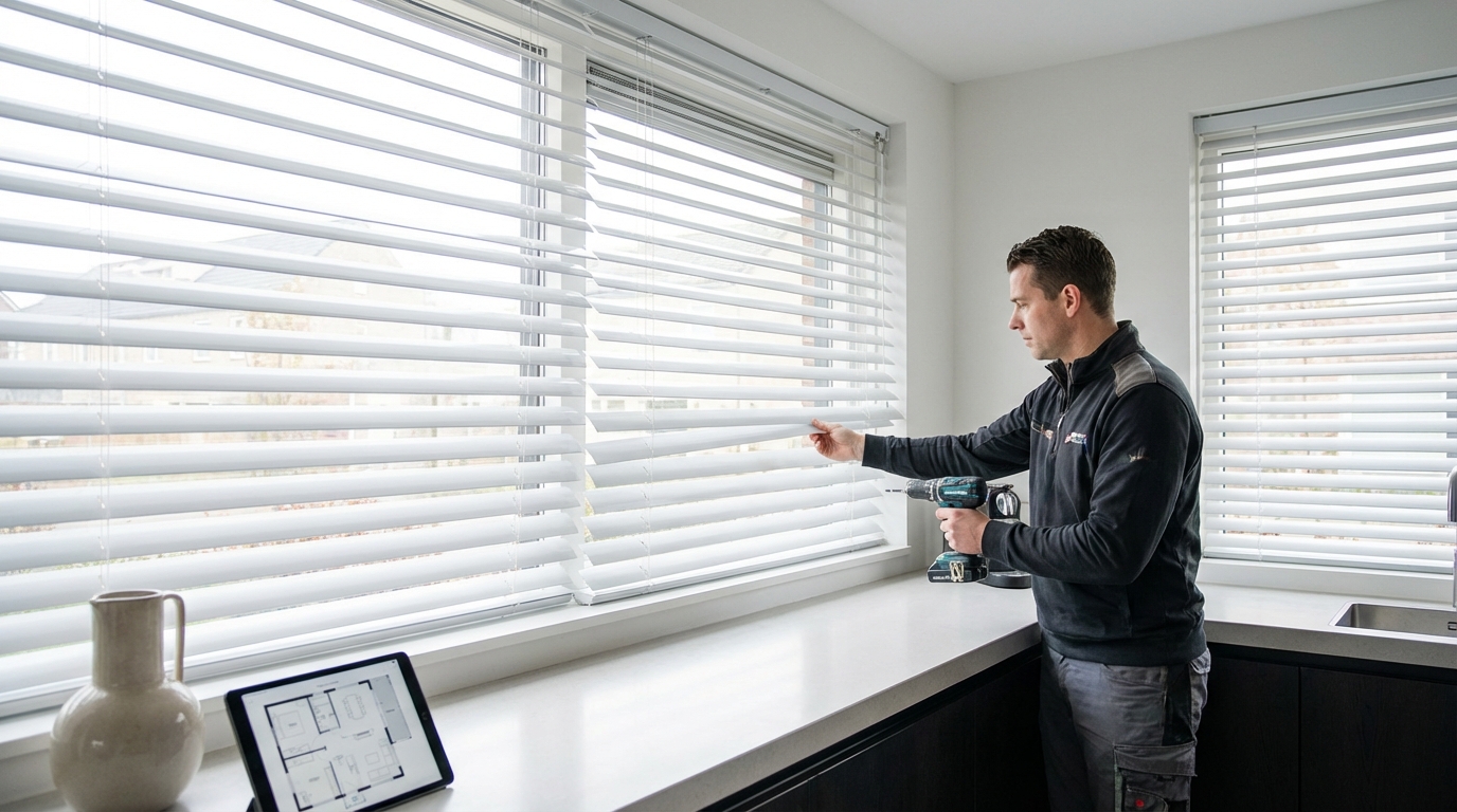 Raamdecoratie Klikshutter lamellen
