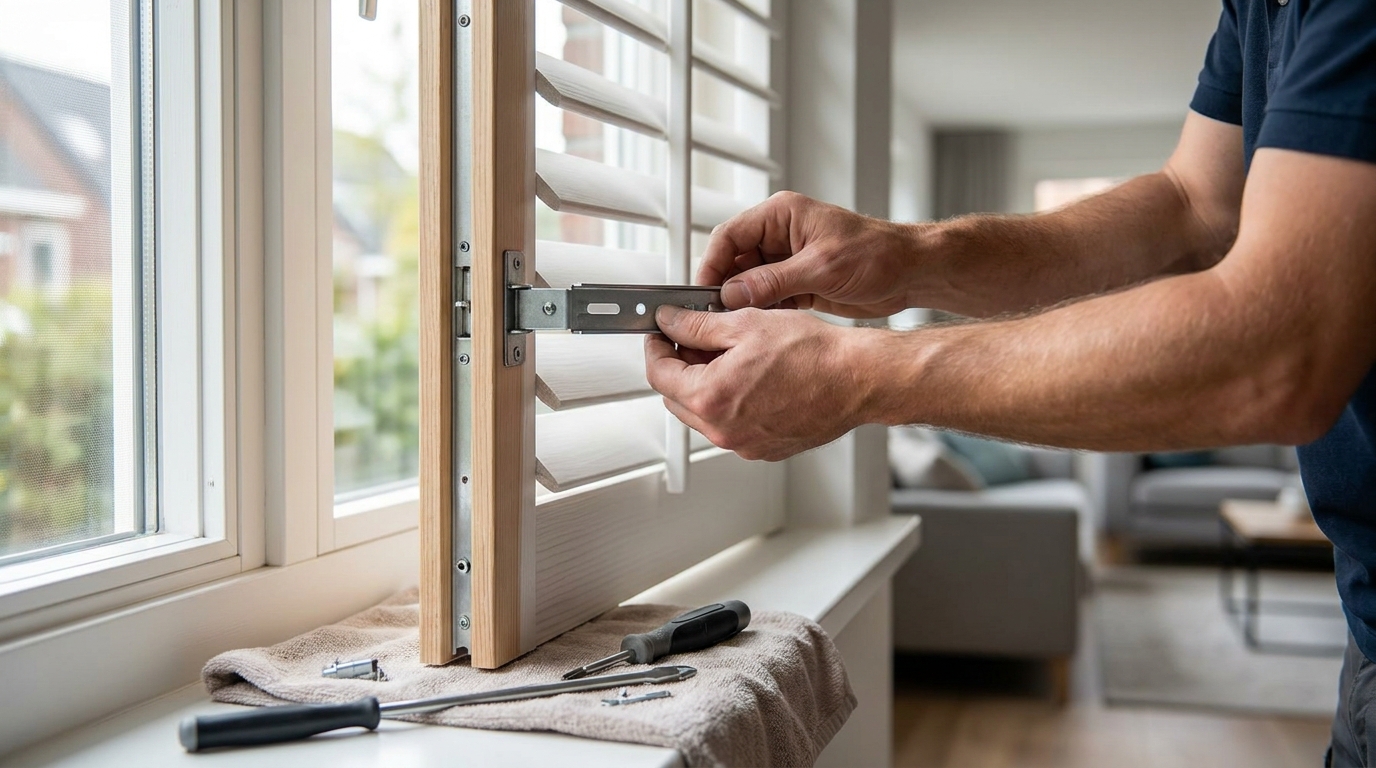 Raamdecoratie Klikshutter staalband